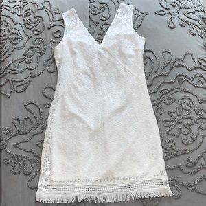 White lace dress